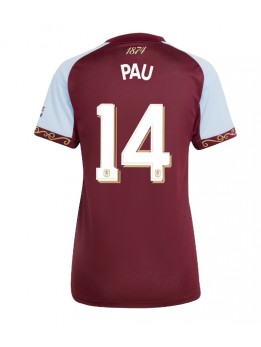 Aston Villa Pau Torres #14 Replika Hemmakläder Dam 2025-26 Kortärmad